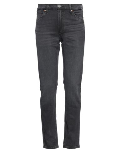 Wrangler Man Jeans Black Size 33w-30l Cotton, Elastane
