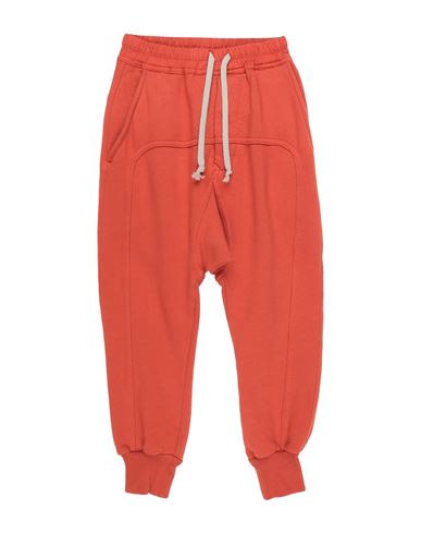Shop Rick Owens Toddler Boy Pants Rust Size 4 Cotton In Red