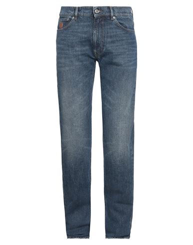Trussardi Man Jeans Blue Size 42 Cotton, Hemp