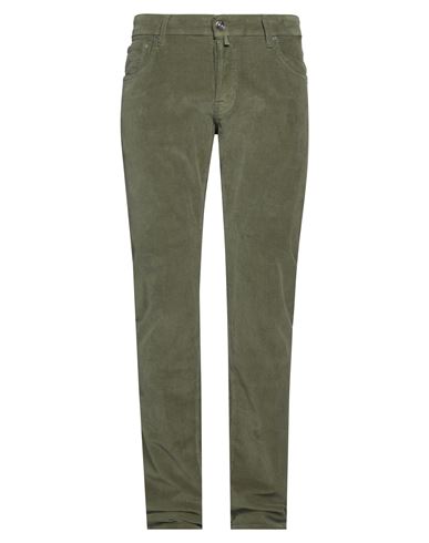JACOB COHЁN JACOB COHЁN MAN PANTS MILITARY GREEN SIZE 33 COTTON, ELASTANE, POLYESTER 