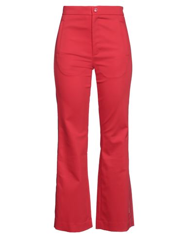 Martine Rose Woman Pants Red Size S Polyamide, Cotton, Elastane
