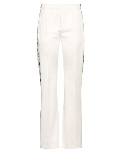 Casablanca Woman Pants Off White Size M Polyester, Cotton, Polyamide In Neutral
