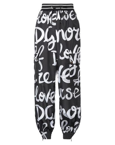 Dolce & Gabbana Woman Pants Black Size 8 Polyester, Silk, Polyamide, Elastane