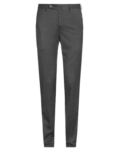 Pt Torino Man Pants Lead Size 30 Polyester, Wool, Elastane In Grey