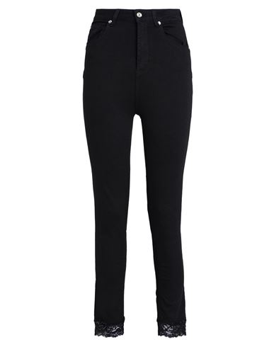 Liu •jo Woman Pants Black Size 28w-28l Cotton, Modal, Polyester, Elastane