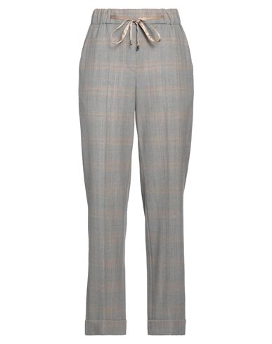 Peserico Woman Pants Grey Size 6 Virgin Wool, Elastane, Metallic Polyester, Polyamide, Alpaca Wool