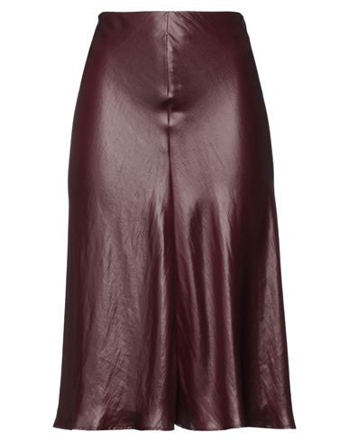 Stella Mccartney Woman Midi Skirt Burgundy Size 4-6 Polyester In Red