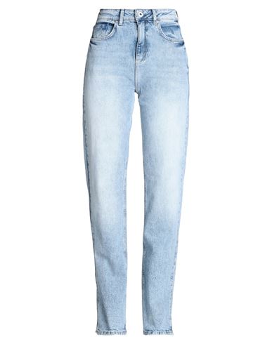 Karl Lagerfeld Jeans Klj Hr Straight Denim W/slit Woman Jeans Blue Size 29w-32l Organic Cotton, Elas