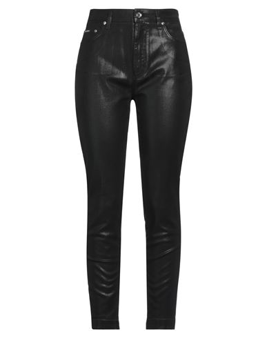 Shop Dolce & Gabbana Woman Jeans Black Size 4 Cotton, Elastane