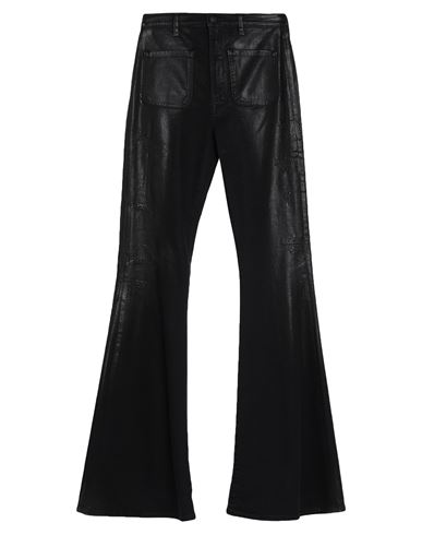 People (+)  Woman Denim Pants Black Size 28 Cotton, Elastomultiester, Elastane In Black