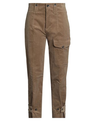 Nine In The Morning Woman Pants Khaki Size 30 Cotton, Elastane In Brown