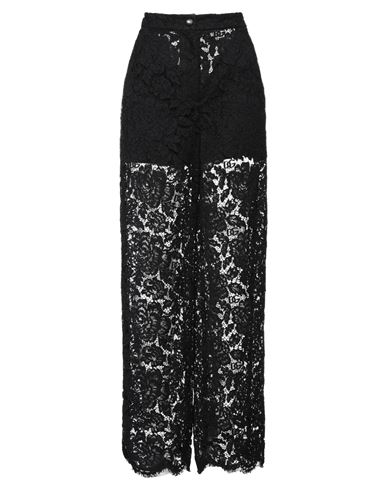 Dolce & Gabbana Woman Pants Black Size 4 Viscose, Cotton, Polyamide, Elastane