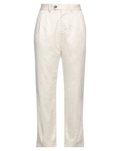 Shop Fortela Woman Pants Ivory Size 8 Cotton In White