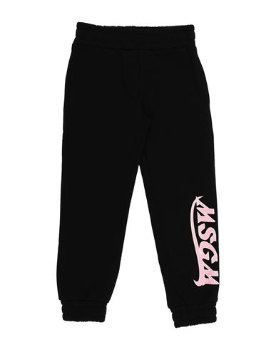 Msgm Babies'  Toddler Girl Pants Black Size 4 Cotton