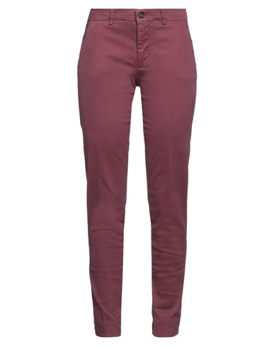 Shop Berwich Woman Pants Plum Size 8 Cotton, Elastane