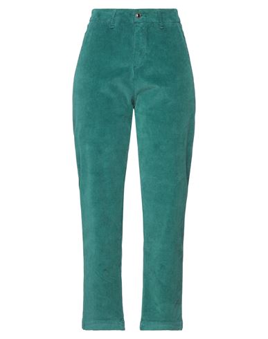 Dbsoul Woman Pants Emerald Green Size 29 Cotton, Elastane