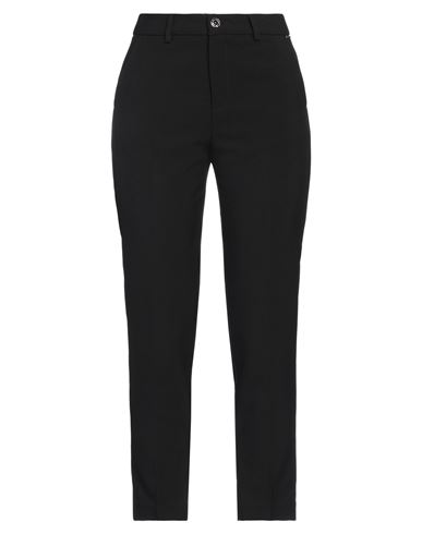 LIU •JO LIU •JO WOMAN PANTS BLACK SIZE 4 POLYESTER, VISCOSE, ELASTANE 