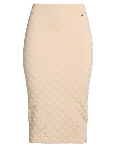 Falda midi Mujer Beige 38,40,42,44 Mujer