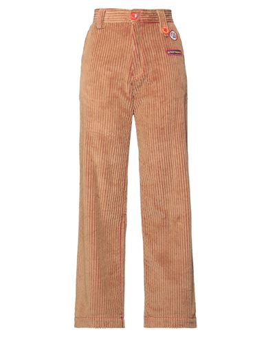 Cormio Woman Pants Camel Size M Cotton In Beige