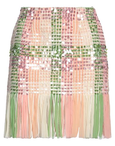 Elisabetta Franchi Woman Mini Skirt Pink Size 4 Polyester, Viscose, Plastic