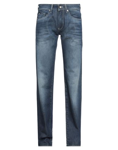 Gas Man Jeans Blue Size 32w-34l Cotton, Elastane