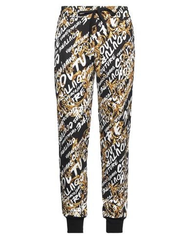 Versace Jeans Couture Woman Pants Black Size M Cotton, Elastane In Black