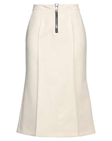 16arlington Woman Midi Skirt Ivory Size 8 Polyester, Rayon, Elastane In White