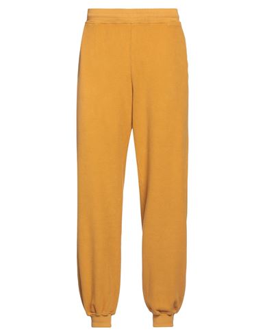 Filippo De Laurentiis Man Pants Ocher Size 36 Cotton In Yellow