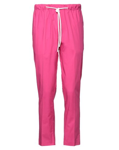 Entre Amis Man Pants Fuchsia Size 34 Cotton In Pink