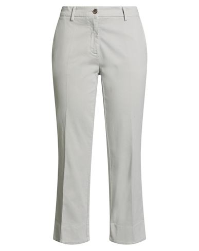 Grifoni Woman Pants Grey Size 8 Cotton, Elastane In Gray