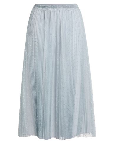Red Valentino Woman Midi Skirt Light Blue Size 4 Polyester In Blue