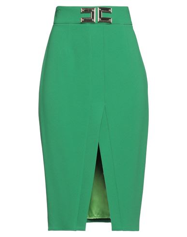 Elisabetta Franchi Woman Midi Skirt Light Green Size 6 Viscose, Acetate, Elastane