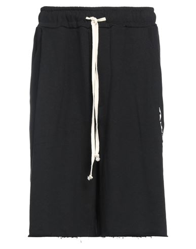 Massimo Sabbadin Man Shorts & Bermuda Shorts Black Size L Cotton