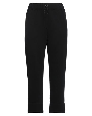 Noumeno Concept Woman Pants Black Size L Cotton, Viscose, Wool