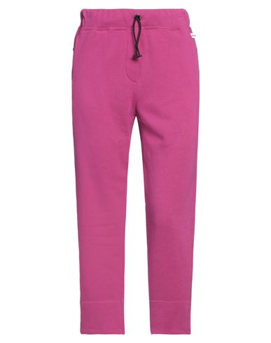 Noumeno Concept Woman Pants Mauve Size L Cotton In Purple