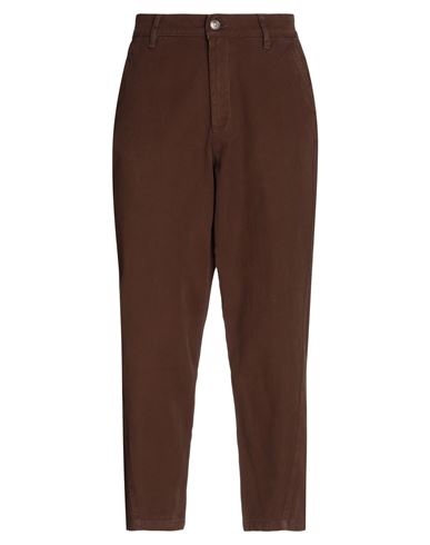 Topman Man Pants Cocoa Size 36w-30l Cotton In Brown
