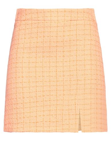 Face To Face Style Woman Mini Skirt Orange Size 4 Cotton, Pes - Polyethersulfone