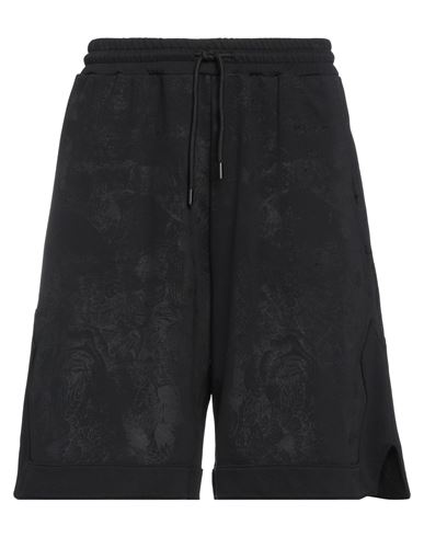 Massimo Sabbadin Man Shorts & Bermuda Shorts Black Size S Cotton