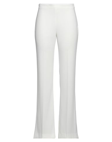 Compagnia Italiana Woman Pants Ivory Size 8 Polyester, Elastane In White