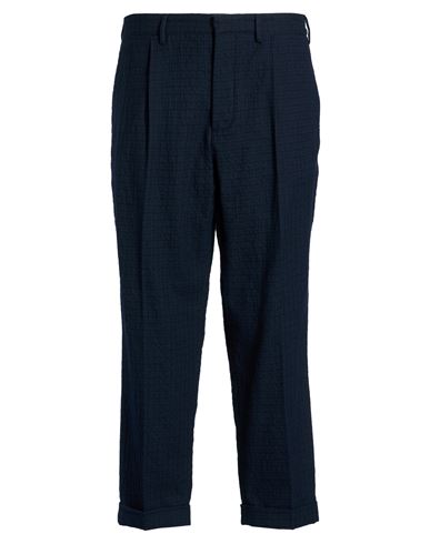 Grifoni Man Pants Midnight Blue Size 38 Cotton, Virgin Wool