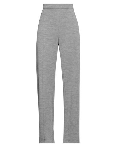 Pennyblack Woman Pants Light Grey Size 8 Cotton, Wool, Polyamide, Viscose