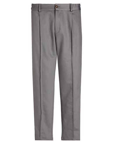 8 By Yoox Woven Cotton Chinos Man Pants Grey Size L Cotton, Elastane