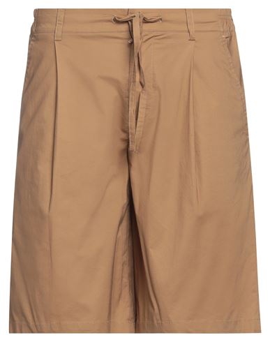 Grey Daniele Alessandrini Man Shorts & Bermuda Shorts Khaki Size 36 Cotton, Elastane In Beige