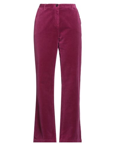 Massimo Alba Woman Pants Garnet Size 10 Cotton In Red