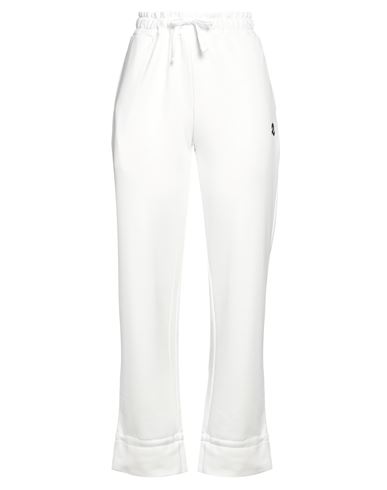 Invicta Woman Pants White Size Xl Cotton, Polyester