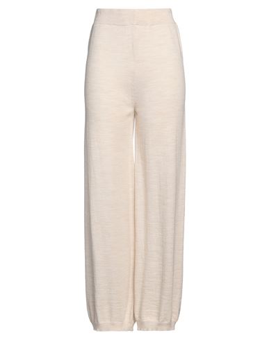 Shop Haveone Woman Pants Beige Size Onesize Virgin Wool, Acrylic