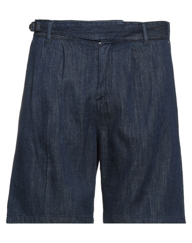 Berna Man Denim Shorts Blue Size 28 Cotton, Hemp