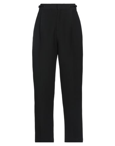 Elisabetta Franchi Woman Pants Black Size 4 Wool, Viscose, Silk