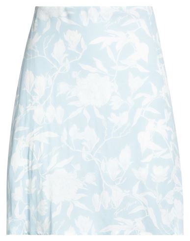 Tommy Jeans Woman Mini Skirt Sky Blue Size Xl Viscose