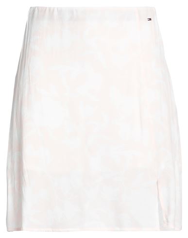 Tommy Jeans Woman Mini Skirt Light Pink Size Xl Viscose